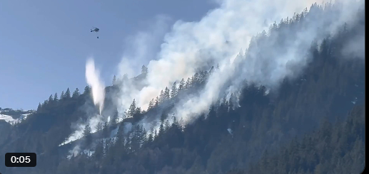 Waldbrand gerät außer Kontrolle in Bayern