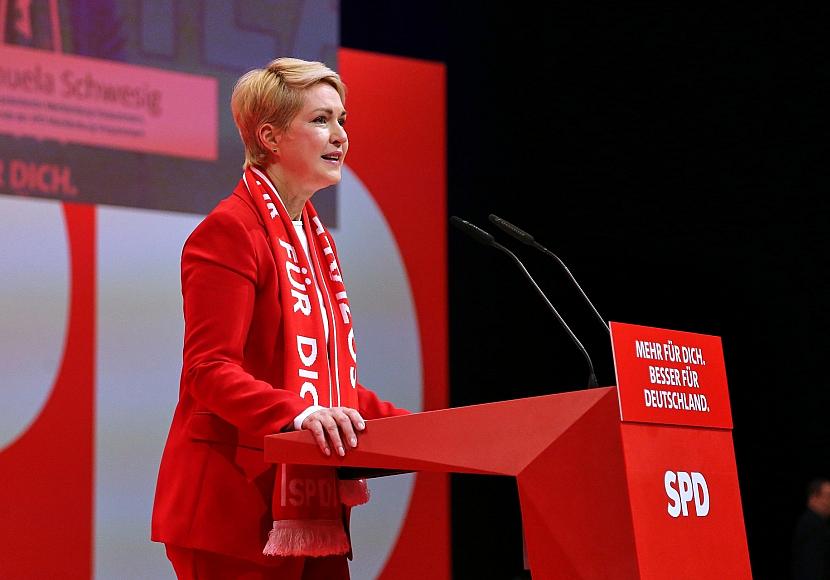 Schwesig: SPD-Mitglieder sollen zu Merz-Erfolg beitragen