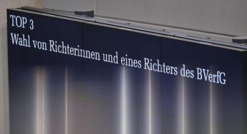 Drei neue Verfassungsrichter vom Bundestag gewählt