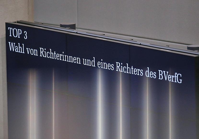 Drei neue Verfassungsrichter vom Bundestag gewählt
