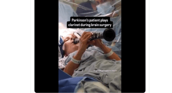 Ungewöhnliche Maßnahme: Patientin spielt während ihrer OP Klarinette