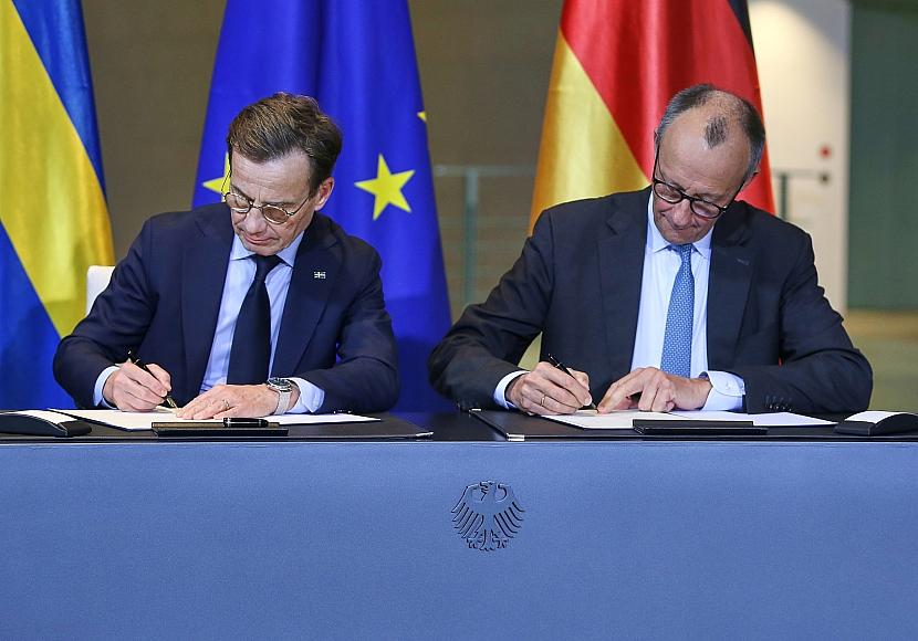 Merz und schwedischer Premier vereinbaren engere Zusammenarbeit