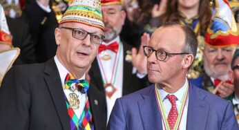 Merz zu Karnevalisten: „Ginge es doch immer so fröhlich zu“