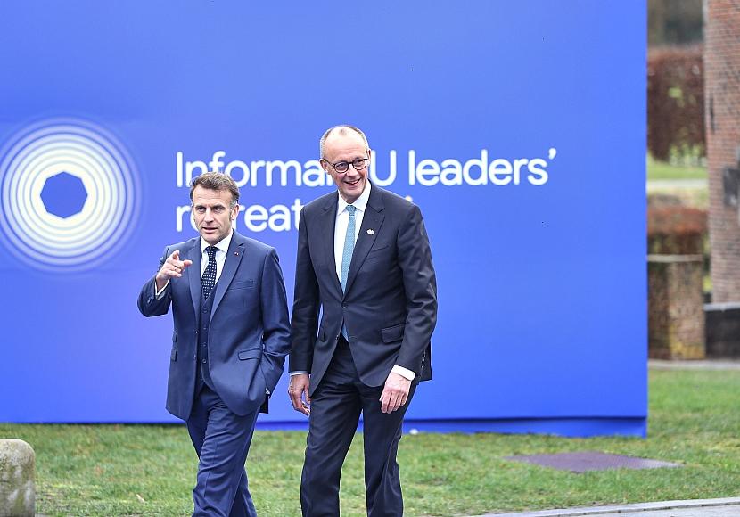 EU-Gipfeltreffen: Merz und Macron demonstrieren Einigkeit