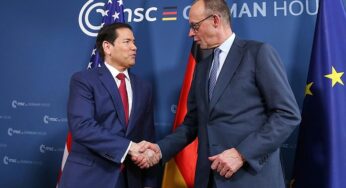 Merz mit US-Außenminister zusammengetroffen