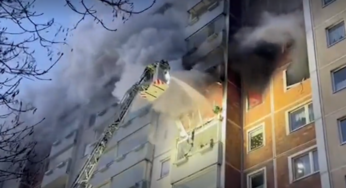 Tote nach Explosion und Hochhausbrand