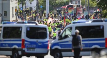 Vereinzelte Ausschreitungen bei Anti-AfD-Protesten in Erfurt