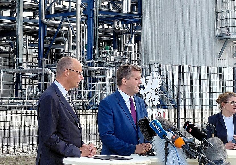 Merz warnt bei „Wahlkampftermin“ in Sachsen-Anhalt vor AfD-Wahl