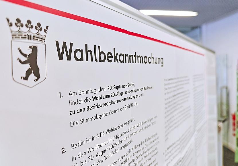 Berliner Landeswahlleiter meldet etwas höhere Wahlbeteiligung