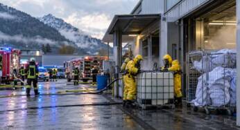 Dringende Warnung der Polizei: Giftstoffe ausgelaufen, mehrere Menschen verletzt
